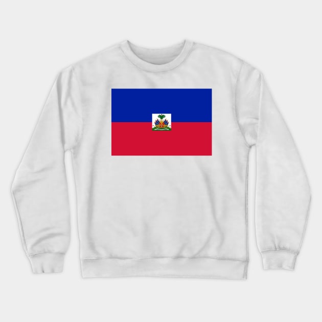 Flag of Haiti Crewneck Sweatshirt by COUNTRY FLAGS